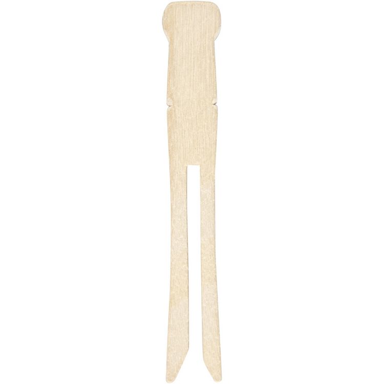 Produktbild: Creativ Company W&auml;scheklammern, L 9,5 cm, B 1,4 cm, 100 Stk