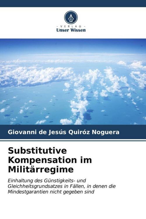 Produktbild: Substitutive Kompensation im Milit&auml;rregime