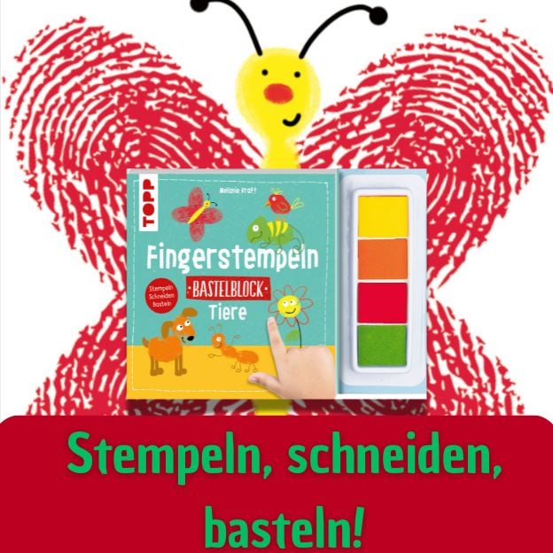 Produktbild: Fingerstempeln. Bastelblock Tiere