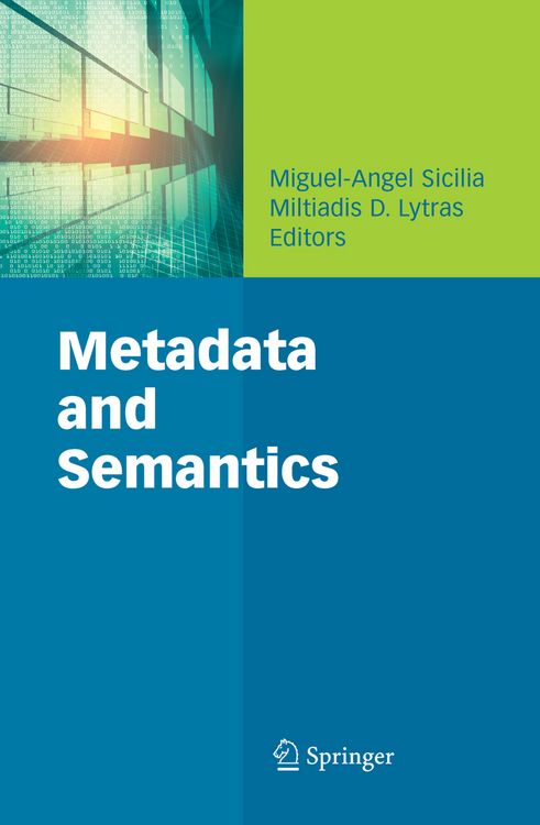 Produktbild: Metadata and Semantics