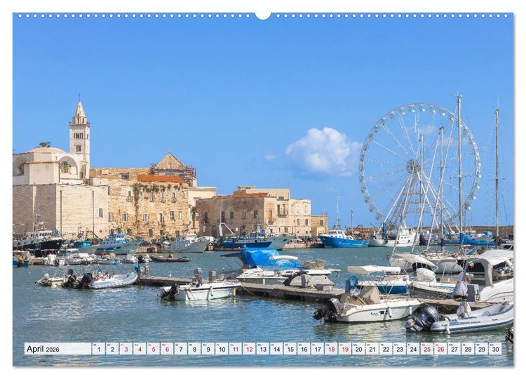 Produktbild: Apulien - Traumregion am Stiefelabsatz Italiens (Wandkalender 2026 DIN A2 quer), CALVENDO Monatskalender