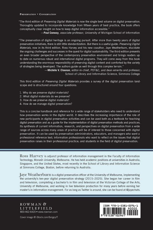 Produktbild: Preserving Digital Materials