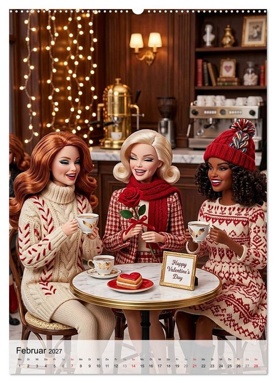Produktbild: Fabulous Dolls &ndash; Im Hier und Jetzt (hochwertiger Premium Wandkalender 2027 DIN A2 hoch), Kunstdruck in Hochglanz