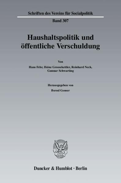 Produktbild: Haushaltspolitik und &ouml;ffentliche Verschuldung.