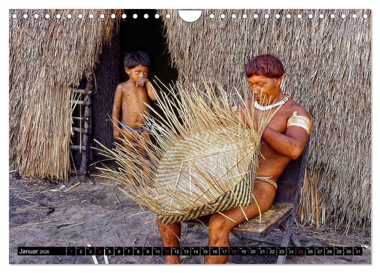 Produktbild: XINGU - Fluss der Menschenwesen (Wandkalender 2026 DIN A4 quer), CALVENDO Monatskalender