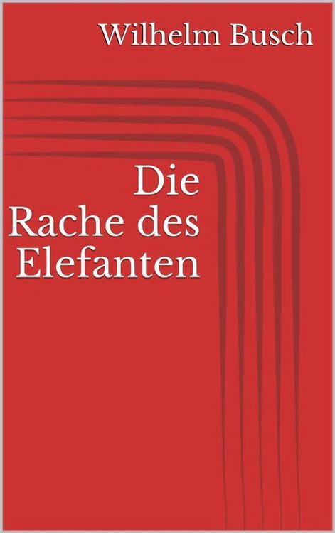 Produktbild: Die Rache des Elefanten