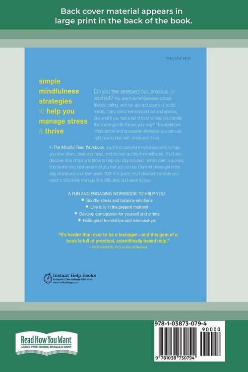 Produktbild: The Mindful Teen Workbook