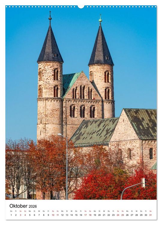 Produktbild: Magdeburg - Die sch&ouml;nsten Momente (Wandkalender 2026 DIN A2 hoch), CALVENDO Monatskalender
