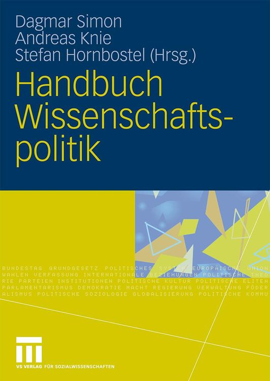 Produktbild: Handbuch Wissenschaftspolitik