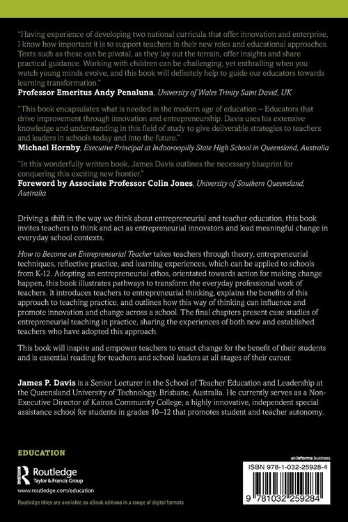 Produktbild: How to Become an Entrepreneurial Teacher