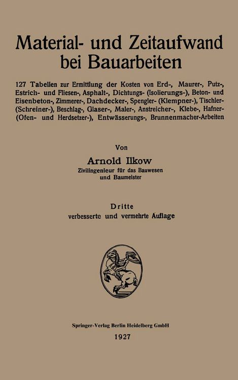 Produktbild: Material- und Zeitaufwand bei Bauarbeiten