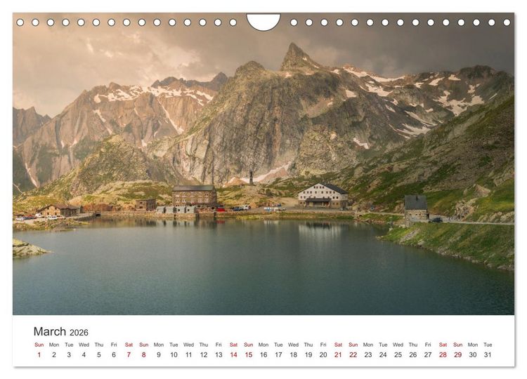 Produktbild: Aosta Valley and its nature (Wall Calendar 2026 DIN A4 landscape), CALVENDO 12 Month Wall Calendar