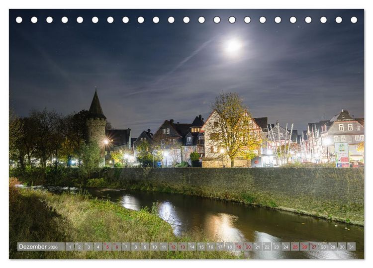 Produktbild: Ein Blick auf Herborn (Tischkalender 2026 DIN A5 quer), CALVENDO Monatskalender