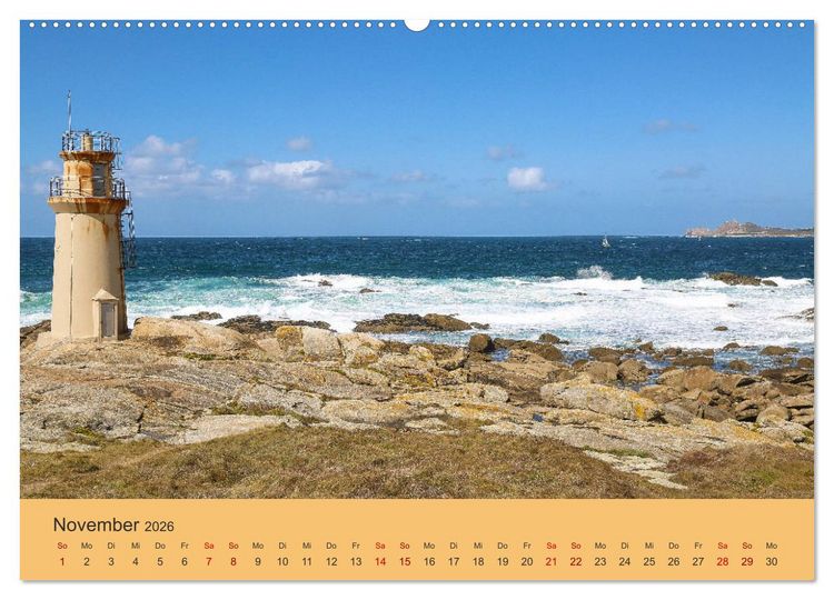 Produktbild: Auf den Spuren von Santiago - Wandern, Staunen, Seele baumeln lassen. (hochwertiger Premium Wandkalender 2026 DIN A2 quer), Kunstdruck in Hochglanz