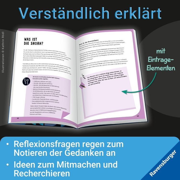 Produktbild: Let's talk about - Antisemitismus. Dein Eintragebuch