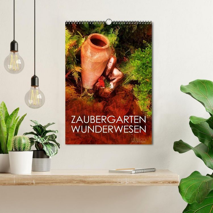 Produktbild: ZAUBERGARTEN WUNDERWESEN (Wandkalender 2026 DIN A3 hoch), CALVENDO Monatskalender