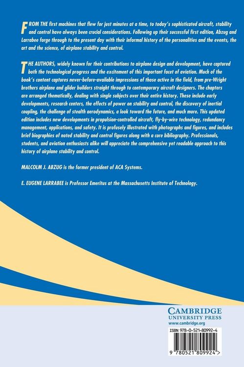 Produktbild: Airplane Stability and Control