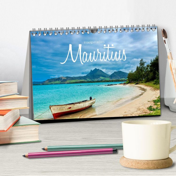 Produktbild: Inselparadies Mauritius (Tischkalender 2026 DIN A5 quer), CALVENDO Monatskalender