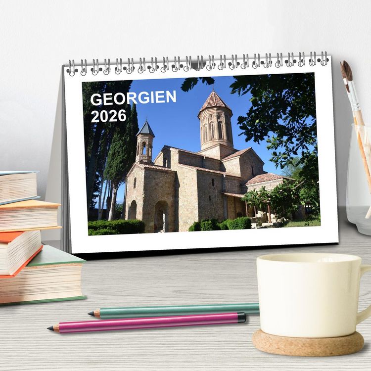 Produktbild: GEORGIEN 2026 (Tischkalender 2026 DIN A5 quer), CALVENDO Monatskalender