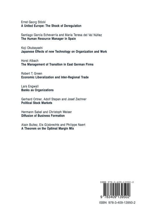 Produktbild: Management of Structural Change