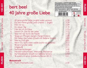 Produktbild: Beel, B: 40 Jahre gro&aacute;e Liebe