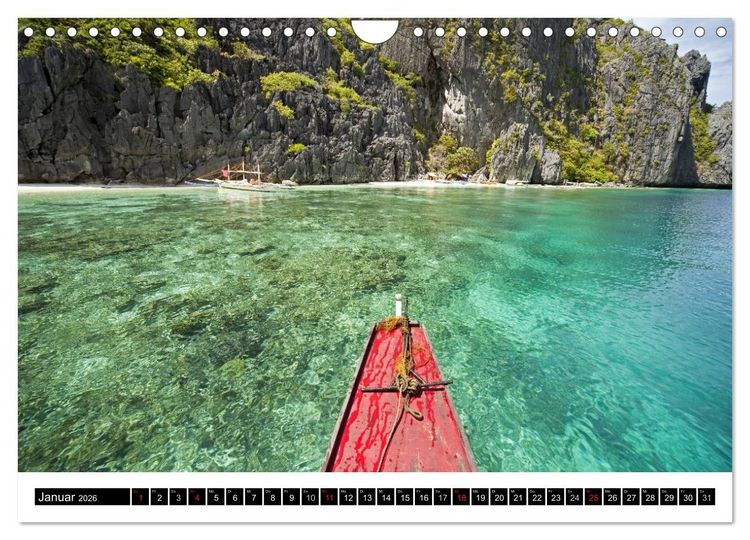 Produktbild: Palawan (Wandkalender 2026 DIN A4 quer), CALVENDO Monatskalender