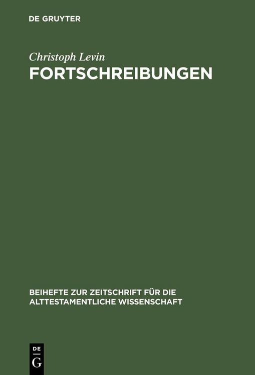 Produktbild: Fortschreibungen