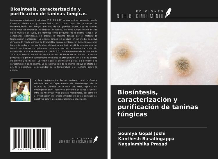 Produktbild: Bios&iacute;ntesis, caracterizaci&oacute;n y purificaci&oacute;n de taninas f&uacute;ngicas