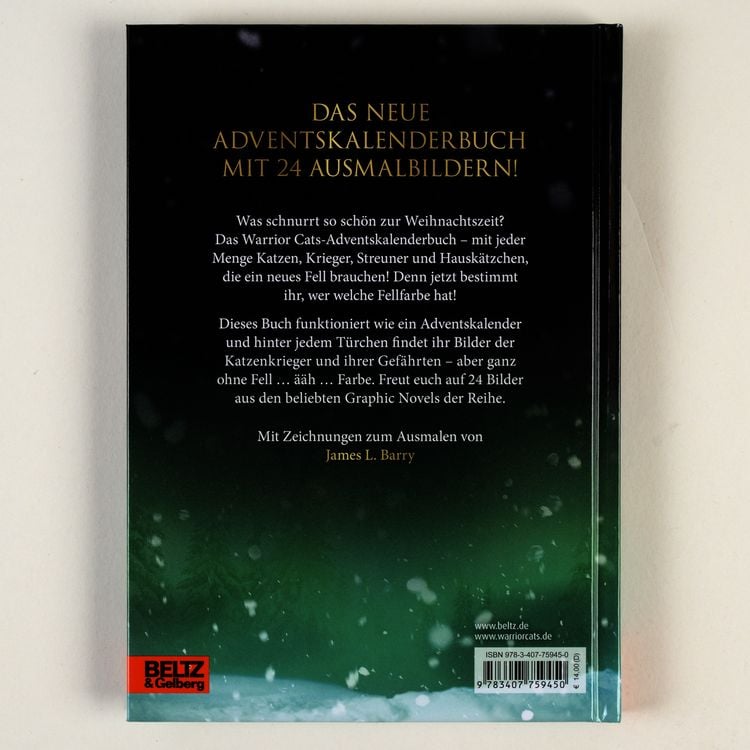 Produktbild: Warrior Cats - Adventskalenderbuch