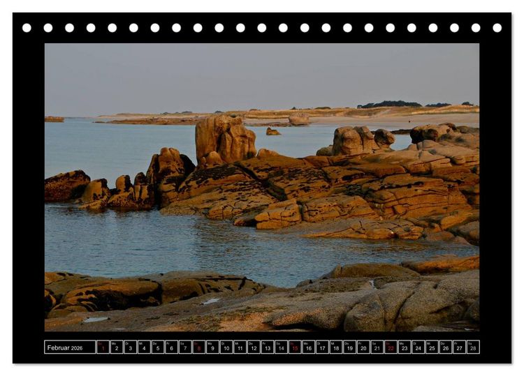 Produktbild: Licht der Bretagne (Tischkalender 2026 DIN A5 quer), CALVENDO Monatskalender