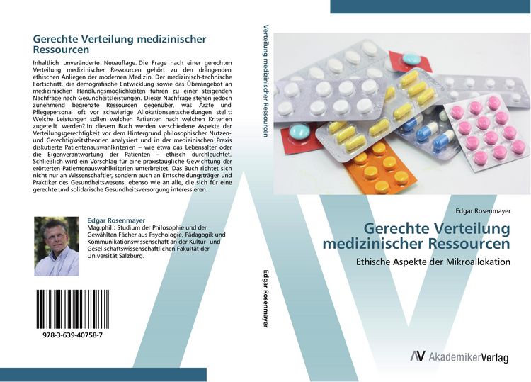 Produktbild: Gerechte Verteilung medizinischer Ressourcen