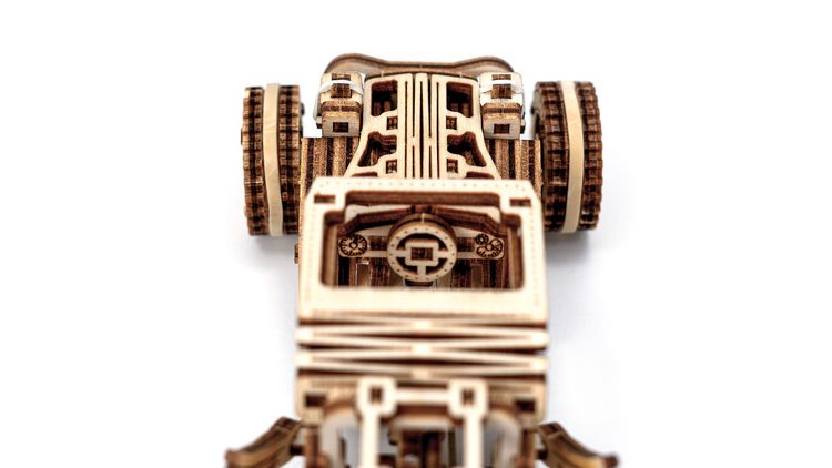 Produktbild: Tiny Adventures - Buggy, Funktionsmodell aus Holz zum Zusammenbauen