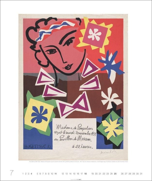 Produktbild: Henri Matisse Edition Kalender 2027