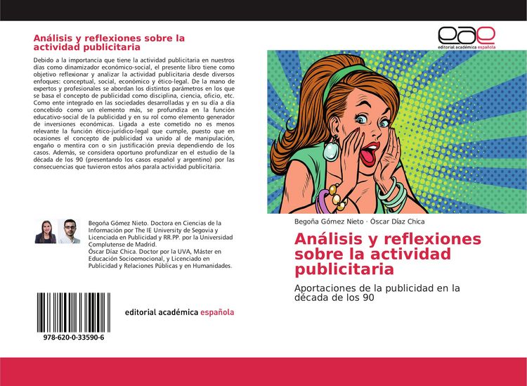 Produktbild: An&aacute;lisis y reflexiones sobre la actividad publicitaria