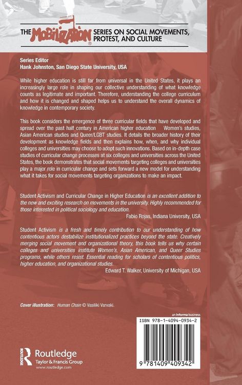 Produktbild: Student Activism and Curricular Change in Higher Education