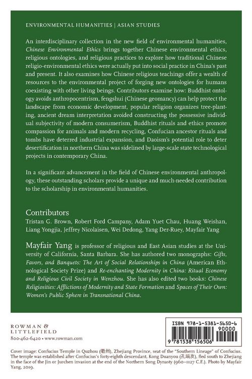 Produktbild: Chinese Environmental Ethics