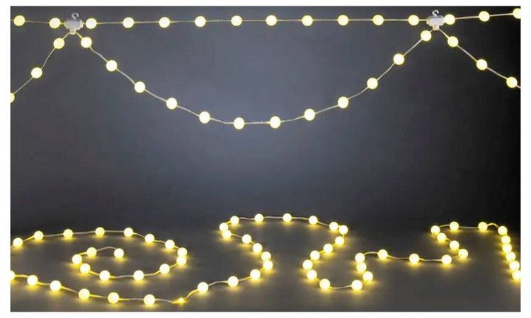 Produktbild: Konstsmide LED-Vorhang Au&szlig;en 18V 200 LED Warmwei&szlig;