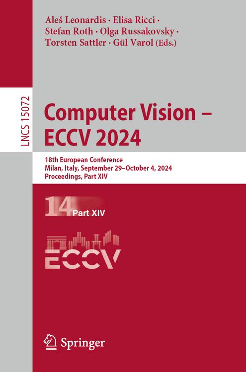Produktbild: Computer Vision &ndash; ECCV 2024