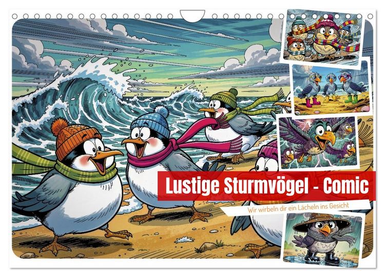 Produktbild: Lustige Sturmv&ouml;gel - Comic (Wandkalender 2027 DIN A4 quer), CALVENDO Monatskalender