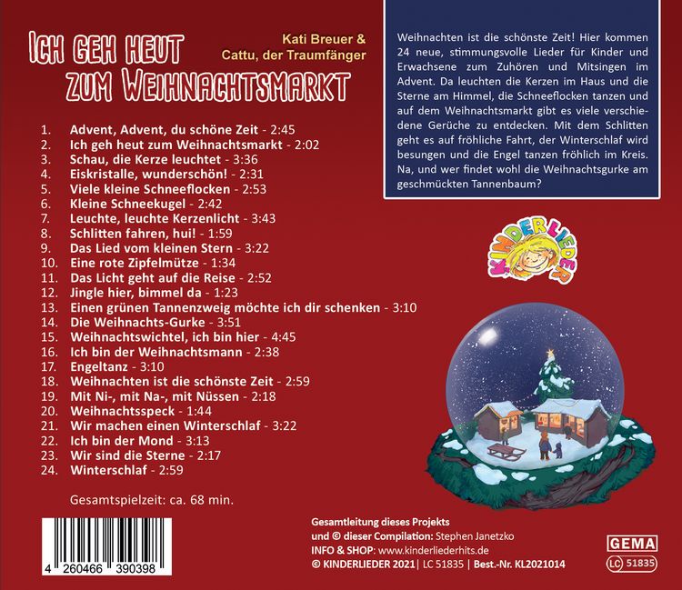 Produktbild: Ich geh heut zum Weihnachtsmarkt