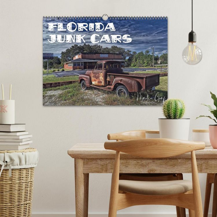 Produktbild: Florida Junk Cars (Wandkalender 2026 DIN A3 quer), CALVENDO Monatskalender