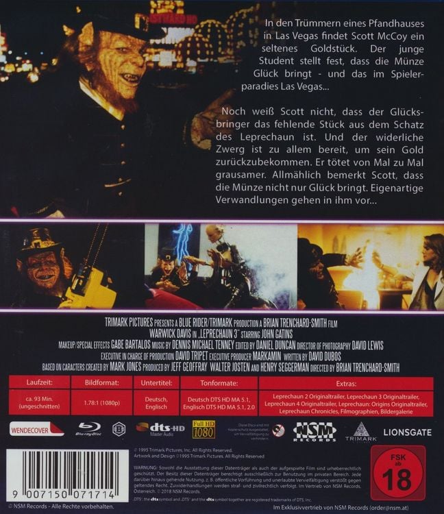 Produktbild: Leprechaun 3 (Uncut)