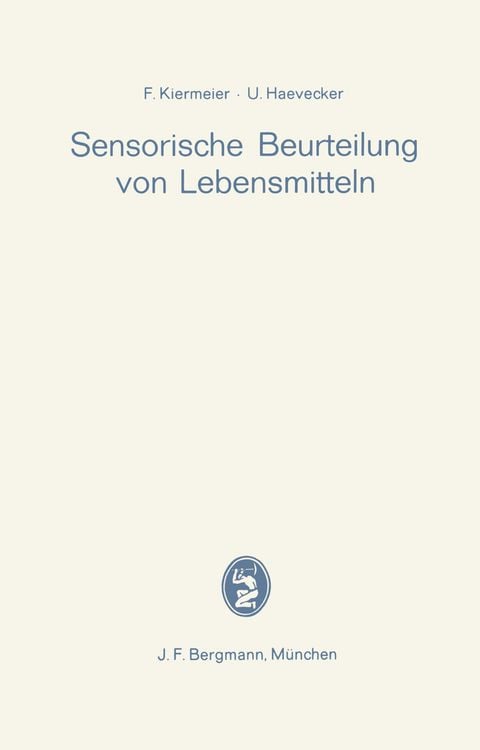 Produktbild: Sensorische Beurteilung von Lebensmitteln