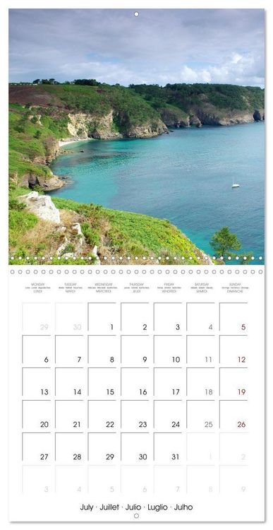 Produktbild: Le village de Rostudel (Calendrier mural carr&eacute; 2026 30x30 cm) Calendrier double avec une page pour vos prises de notes