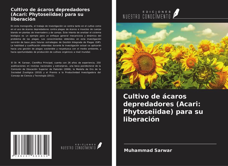 Produktbild: Cultivo de &aacute;caros depredadores (Acari: Phytoseiidae) para su liberaci&oacute;n