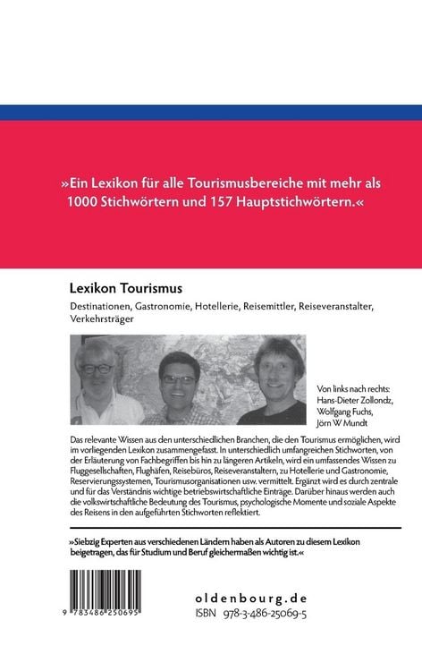 Produktbild: Lexikon Tourismus