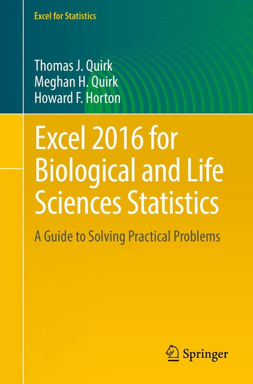 Produktbild: Excel 2016 for Biological and Life Sciences Statistics