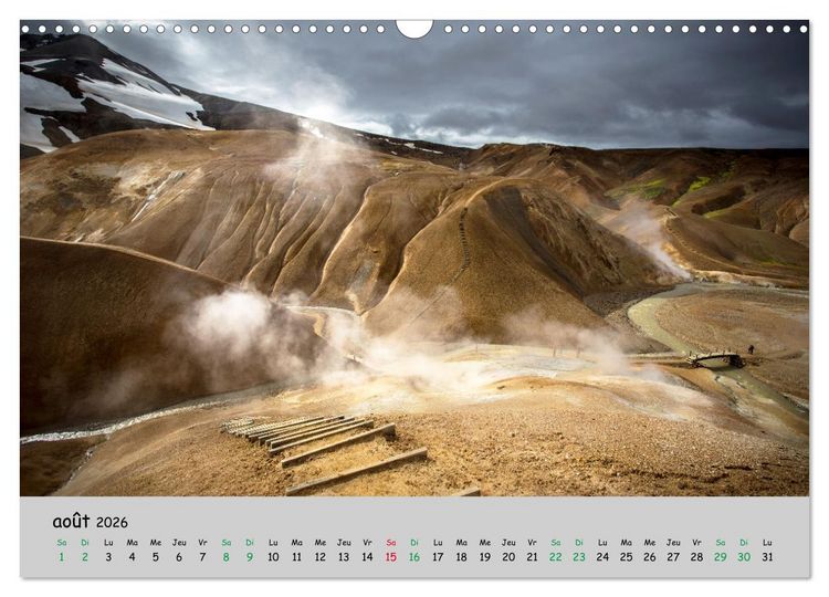 Produktbild: Surprenante Islande (Calendrier mural 2026 DIN A3 vertical), CALVENDO calendrier mensuel