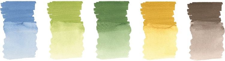 Produktbild: Faber-Castell Aquarellmarker Albrecht Dürer 5er Etui Plein Air
