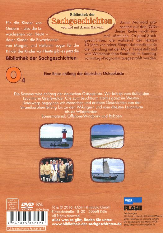 Produktbild: Bibliothek der Sachgeschichten - Ostseereise: Von der Greifswalder Oie zum Leuchtturm Holnis